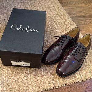 Cole Haan Caldwell Men's Burgundy Oxfords Size 12